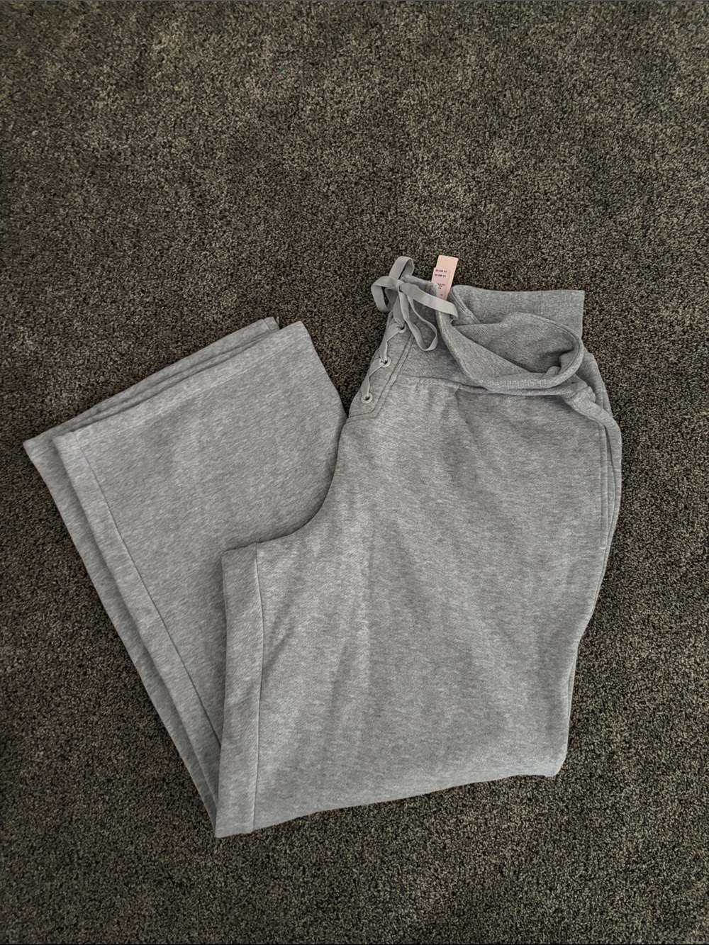 Victoria's Secret Light Gray Wide Leg Lounge Pants